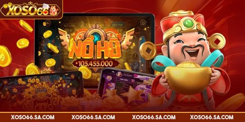 Nổ Hũ Siêu Khủng XOSO66 Nhận Giải Thưởng Hàng Trăm Triệu 3 Thần tài mang tới những màn quay hũ nổ cực lớn